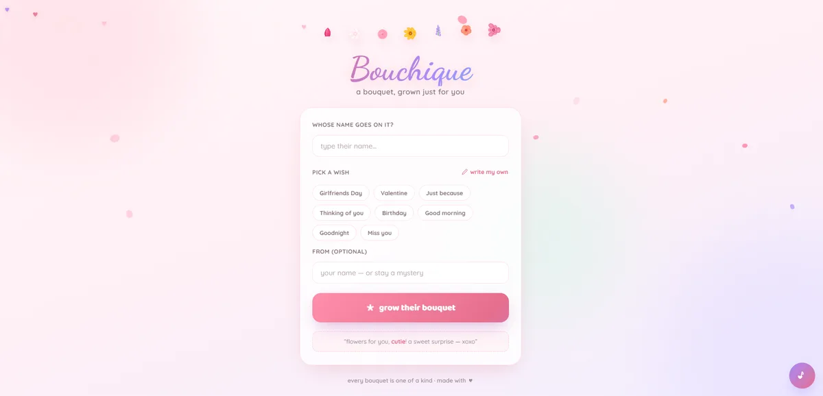 Bouchique screenshot